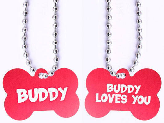 Buddy Red Bone Necklace/Chain